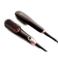 アゲツヤ ヘアアイロン(ブラック) AGETUYA ポータブルミニブラシヘアイロン [交流(コード)式] QS-17108 返品種別A | Joshin web