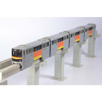 東京　モノレール　nゲージ 1/150 STR17EX-1 東京モノレール2000形旧塗装6両編成(未塗装