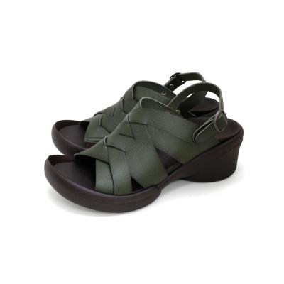 リゲッタ サンダル レディース（Re:getA）（色：グリーン系）の