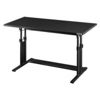 バウヒュッテ 昇降式PCデスク「オフィス」 (幅120cm×奥行55cm) ブラック BHD-1200M 返品種別A | Joshin web