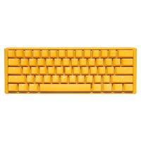 Ducky(ダッキー) ゲーミングキーボード One 3 mini 60% Yellow Ducky CHERRY MX 静音赤軸 英語配列  ONE3MINIYDSILENTRED 返品種別A
