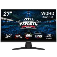 MSI ゲーミング液晶ディスプレイ(27型/RAPID IPS/WQHD 2560×1440/180Hz/0.5ms/HDR/HDMI2.0ba)(ブラック)MAG-274QF 返品種別A | Joshin web