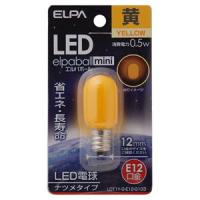 ELPA LED電球 ナツメ形(黄色) elpaballmini LDT1Y-G-E12-G103 返品種別A | Joshin web