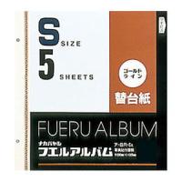 ナカバヤシ 替台紙 ビス式 2穴 S ゴールドライン台紙 5枚入り ア-SR-5A 返品種別A | Joshin web