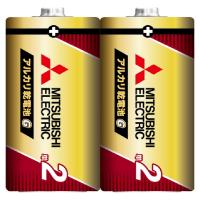 三菱 アルカリ乾電池単2形 2本パック MITSUBISHI アルカリGシリーズ LR14GR/ 2S 返品種別A | Joshin web