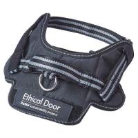 犬用胴輪 EthicalDoor エシカルドア イージーウェアハーネス M ブラック ペティオ 返品種別B | Joshin web