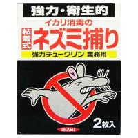 イカリ消毒 強力チュークリン業務用 2枚入 ねずみ捕り粘着シート 205061 返品種別B | Joshin web