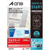エーワン マルチカード 各種プリンタ兼用紙 A4 10面 10シート入り(アイボリー) 両面クリアエッジタイプ 標準厚み 51691 返品種別A | Joshin web
