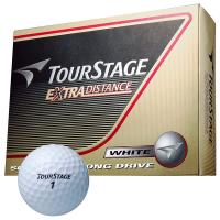ブリヂストンゴルフ ゴルフボール TOURSTAGE EXTRA DISTNACE 1ダース 12個入り (ホワイト)  返品種別A | Joshin web