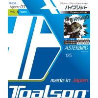 TOALSON(トアルソン) 硬式テニス用ストリング アスタブリッド 125(ブラック×ホワイト) 返品種別A | Joshin web