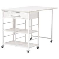 HAGIHARA(萩原) バタフライワゴン(ホワイト・幅60×奥行42/ 100×高さ70cm) LW-4531WH 返品種別A | Joshin web