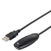 バッファロー USB2.0リピーターケーブル (A to A)5m・ブラック BSUAAR250BK 返品種別A | Joshin web