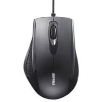 バッファロー USB有線 IR LED光学式マウス 3ボタンタイプ(ブラック) BSMRU050BK 返品種別A | Joshin web