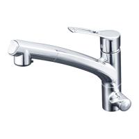 KVK 台付き1穴 ビルトイン浄水器用シングルシャワー付混合栓(キッチン用) 浄水カートリッジセット付 (水栓)KVK KM5061NSCCK 返品種別B | Joshin web