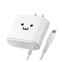 エレコム スマートフォン・タブレット用AC充電器 Type-Cケーブル一体型 2.4A出力 1.5m(Type-Cケーブル一体型/ 2.4A) MPA-ACC01WF 返品種別A | Joshin web