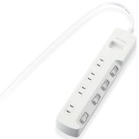 エレコム 省エネタップ 個別スイッチ 4個口 3m(ホワイト) T-E5A-2430WH 返品種別A | Joshin web