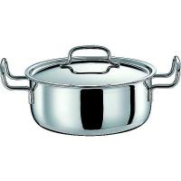 ジオプロダクト (IH対応)両手鍋 22cm(シルバー) GEO PRODUCTS GEO-22T GEO-22T(ワイヨツト) 返品種別A | Joshin web