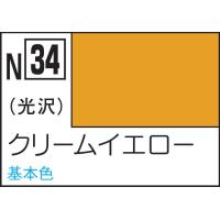 GSIクレオス 水性カラー アクリジョンカラ− クリームイエロー(N34)塗料 返品種別B | Joshin web