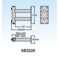 マスプロ サイドベース UHFアンテナ+BS・CSアンテナ設置用 MASPRO SB3220 返品種別A | Joshin web