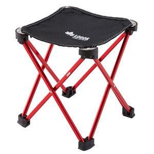 LOGOS アウトドアチェア（色：レッド系）｜テーブル、チェア