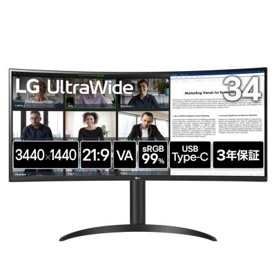 LG モニター 34インチ/曲面 ウルトラワイド(3440×1440) Amazon.co.jp: LG モニター ディスプレイ 34UC88-B 34インチ