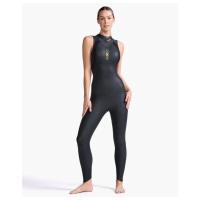 2XU レディース トライアスロン用ウェットスーツ プロペル P：1 スリーブレス(BLK-ABN・サイズ：XS) 返品種別A | Joshin web