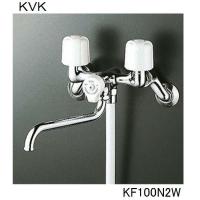 KVK 浴室用 KF100N2W 一時止水付2ハンドルシャワー | ジュールプラスYahoo!店