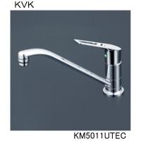 KVK キッチン用 KM5011UTEC 取付穴兼用型・シングル混合栓 | ジュールプラスYahoo!店