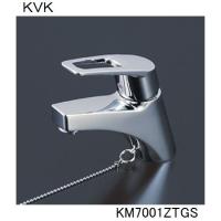 KVK 洗面化粧室用 KM7001ZTGS シングル混合栓・ゴム栓付 | ジュールプラスYahoo!店