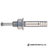 サンコーテクノ オールアンカーSCタイプ・ステンレス製 全5サイズ 打込 芯棒 笠木 器具 支柱 施工 ラック 固定 部品 パーツ | ジュールプラス・ワン