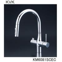 KVK キッチン用 KM6081SCEC ビルトイン浄水器用シングルシャワー付混合栓 水栓 | ジュールプラス・ワン