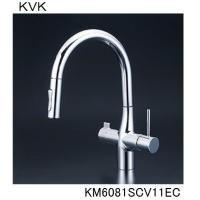 KVK キッチン用 KM6081SCV11EC ビルトイン浄水器用シングルシャワー付混合栓 | ジュールプラス・ワン