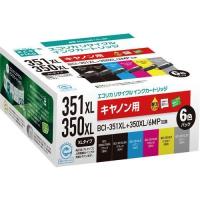 エコリカ ECI-C351XL-6P BCI-351XL+350XL/6MP 互換インクカートリッジ 6色パック | ジョーワモールYahoo!店