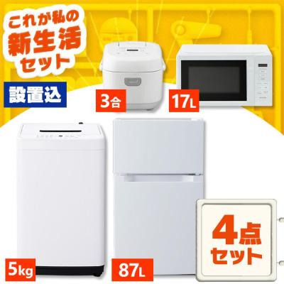 洗濯機冷蔵庫セット（開閉タイプ：付替左右開き）のおすすめ人気商品