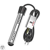 投げ込みヒーター 電気給湯器 1500W携帯湯沸かし器 110V液浸ヒーター 浸水給湯器 風呂 バケツヒーター 【予約時間 自動電源オフ】PSE認証済み