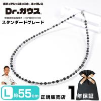 Dr.ガウス ドクターガウス スタンダードグレード 55cm Lサイズ 磁気ネックレス アクセサリー 健康 管理医療機器 磁気治療器 スポーツアクセサリー 肩こり | JPLAMPヤフー店