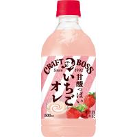 BOSS(ボス) サントリー クラフトボス いちごオレ 500ml×24本 | ジェイスコヤカ