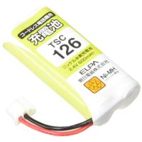 エルパ(ELPA) 電話機用充電池 パナソニック同等品 電池パック 2.4V 600mAh ニッケル水素充電池 TSC-126 | ジェイスコヤカ