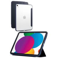 エレコム iPad 10.9 第10世代 (2022年) ケース カバー ハイブリッドケース フラップ付き TOUGH SLIM LITE | ジェイスコヤカ