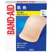BAND-AID(バンドエイド) 救急絆創膏 肌色タイプ Lサイズ 10枚 | ジェイスコヤカ