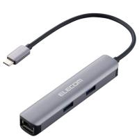 エレコム(ELECOM) ドッキングステーション USBハブ Type-C接続 HDMI×1 USB3.1 Gen1×3 HDMI×1 LANポート× | ジェイスコヤカ