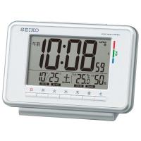 セイコークロック(Seiko Clock) セイコー クロック 目覚まし時計 電波 デジタル ウィークリー アラーム カレンダー 快適度 温度 湿度 | ジェイスコヤカ