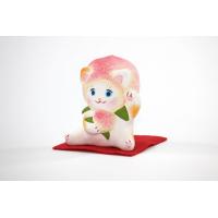 土人形 焼物 招き猫 置物 ご当地 島根の招き猫工房 フルーツ招き猫