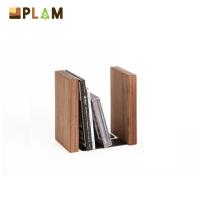 PLAM Latree ブックエンド２ ウォルナット 小さな無垢の木 幸せインテリア 飛騨家具 プラム ラトレ /ブックエンド おしゃれ 木製 アンティーク 本立て | 熟睡工房