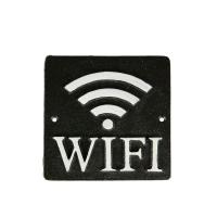 ダルトン アイアン Wi-Fi  ワイファイ サイン マーク 看板 プレート ポスト投函可 | カントリーショップ ジュリアン