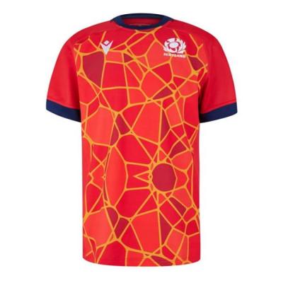 (未使用)ラグビースコットランド代表　Tシャツ(値引き) 20-21 SRUスコットランドラグビー トラベルポロシャツ