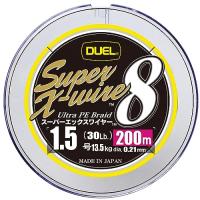 DUEL (デュエル) PEライン 釣り糸 スーパーエックスワイヤー8 【 ライン 釣りライン 釣具 高強度 高感度 】 1.5号 200m 5色/イ | JURI SHOPS