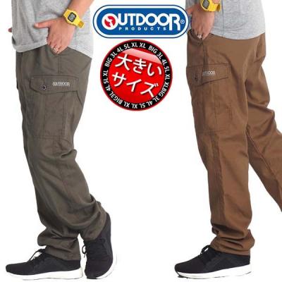 OUTDOOR PRODUCTS メンズカーゴパンツ(サイズ(S/M/L):4L OUTDOOR PRODUCTS メンズカーゴパンツ(サイズ(S/M/L):4L