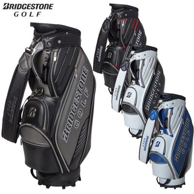 BRIDGESTONE ゴルフバッグ キャディバッグ ブラック完売品‼️ BRIDGESTONE（ブリヂストン） BRIDGESTONE GOLF 軽量モデル キャディ