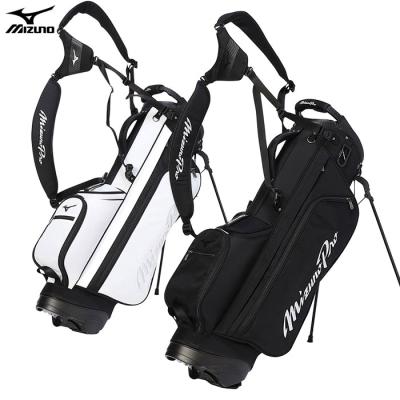 Mizuno Pro キャディバッグ ブラック/ホワイト MIZUNO キャディバッグ（口径サイズ：9.5）｜ゴルフ用バッグ｜ゴルフ
